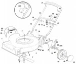 Qualcast F 016 L80 879 TROJAN SIDE EJECTOR 18 Lawnmower TROJANSIDEEJECTOR18 Spare Parts